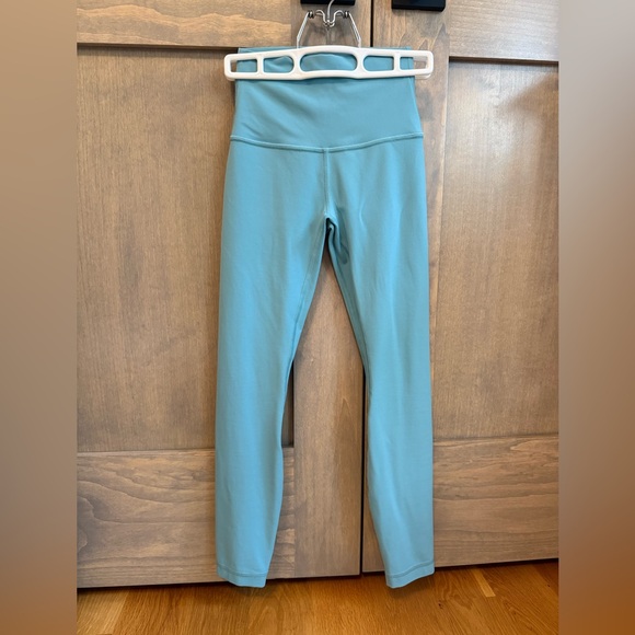 lululemon Align High-Rise Pant 25” Tidal Teal size 0 - Picture 1 of 5